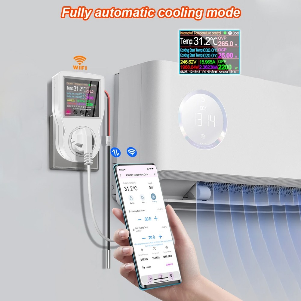 Temperature Controller Outlet Temperature Temperature Calibration Timer ...
