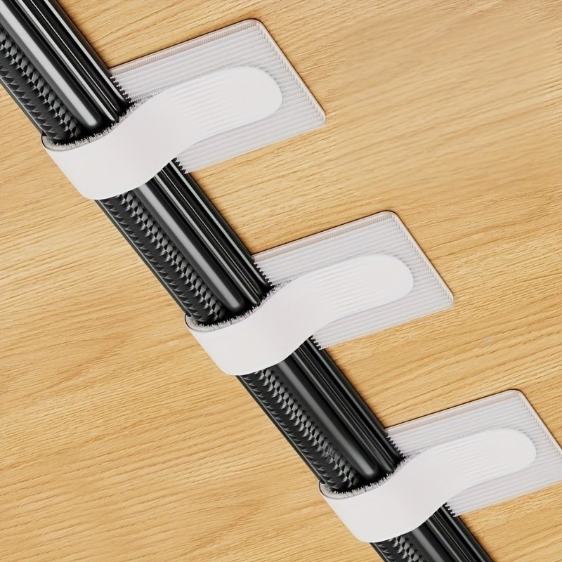 10pcs Black And White Cable Organizer Data Cable Storage Artifact ...