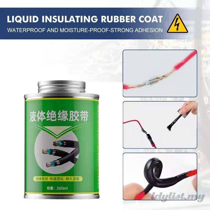 ღ 100/260ml Liquid Electrical Tape Insulating Tape Repair Rubber ...