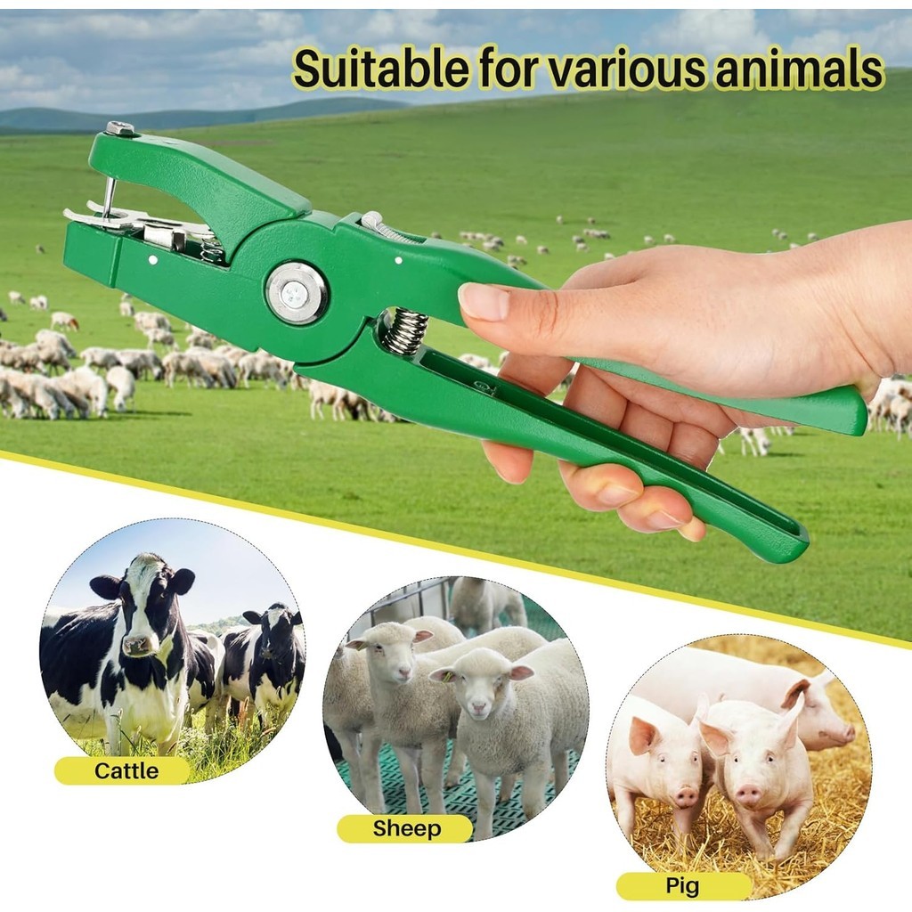 Tagging Telinga Kambing lembu Livestock Ear Tag Applicator, Animal Ear ...