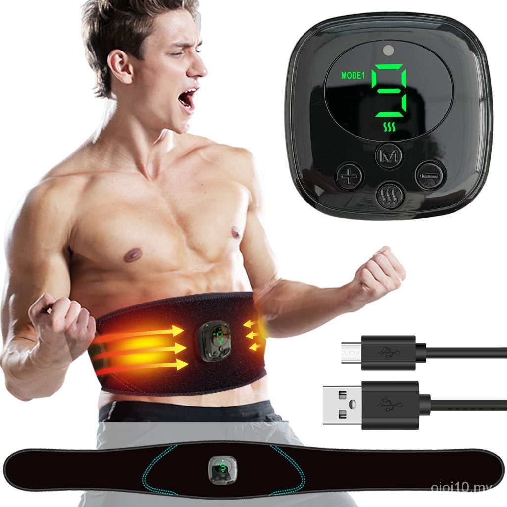 Wireless Heating EMS Belt Body Shaping Hot Compress Stomach Warming ...