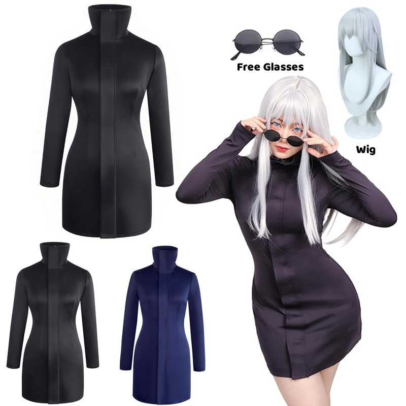 Gojo Satoru Cosplay Female Uniform Halloween Costumes for Women Cosplay ...