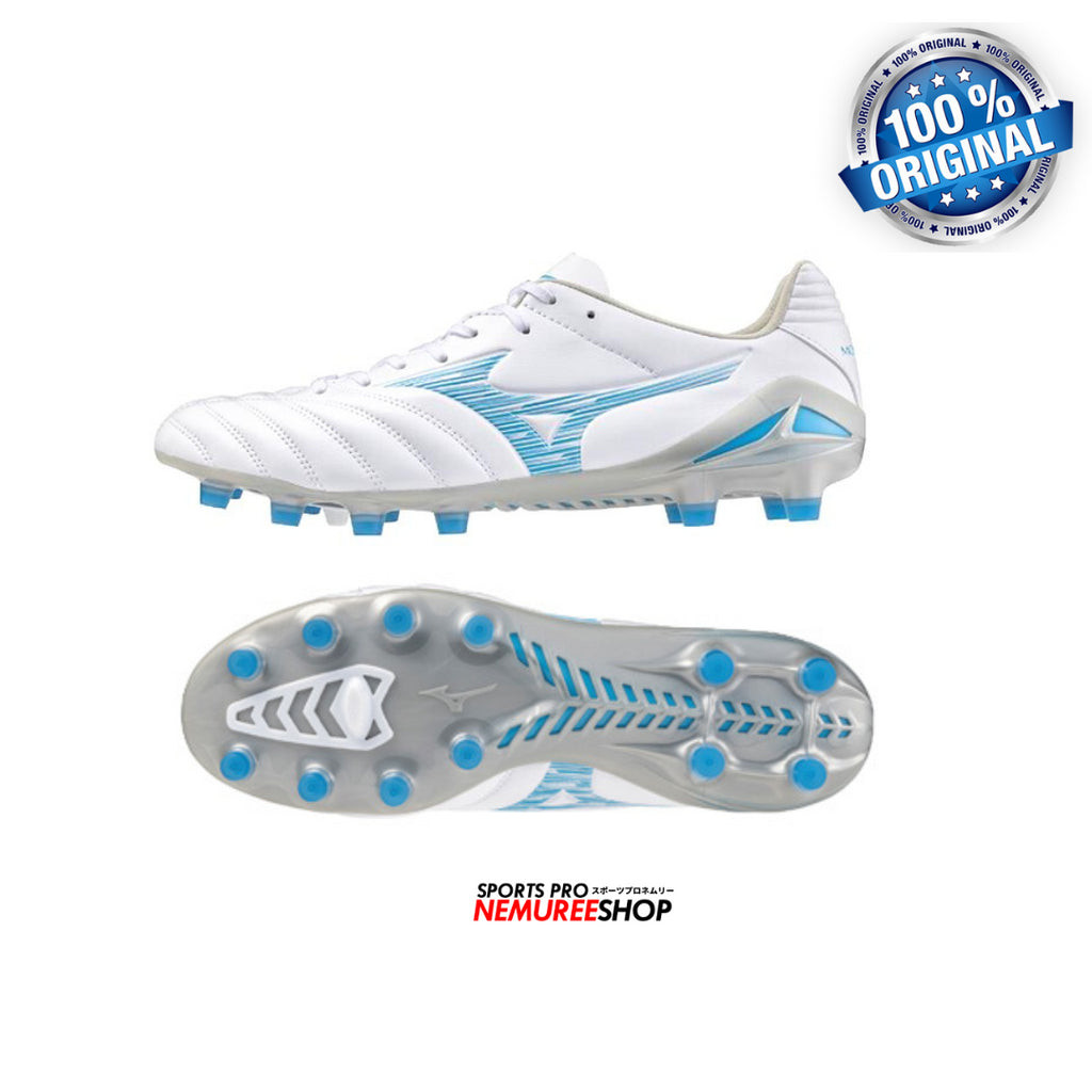 MIZUNO Football Shoes MONARCIDA NEO 3 PRO WHITE BLUE Shopee Malaysia