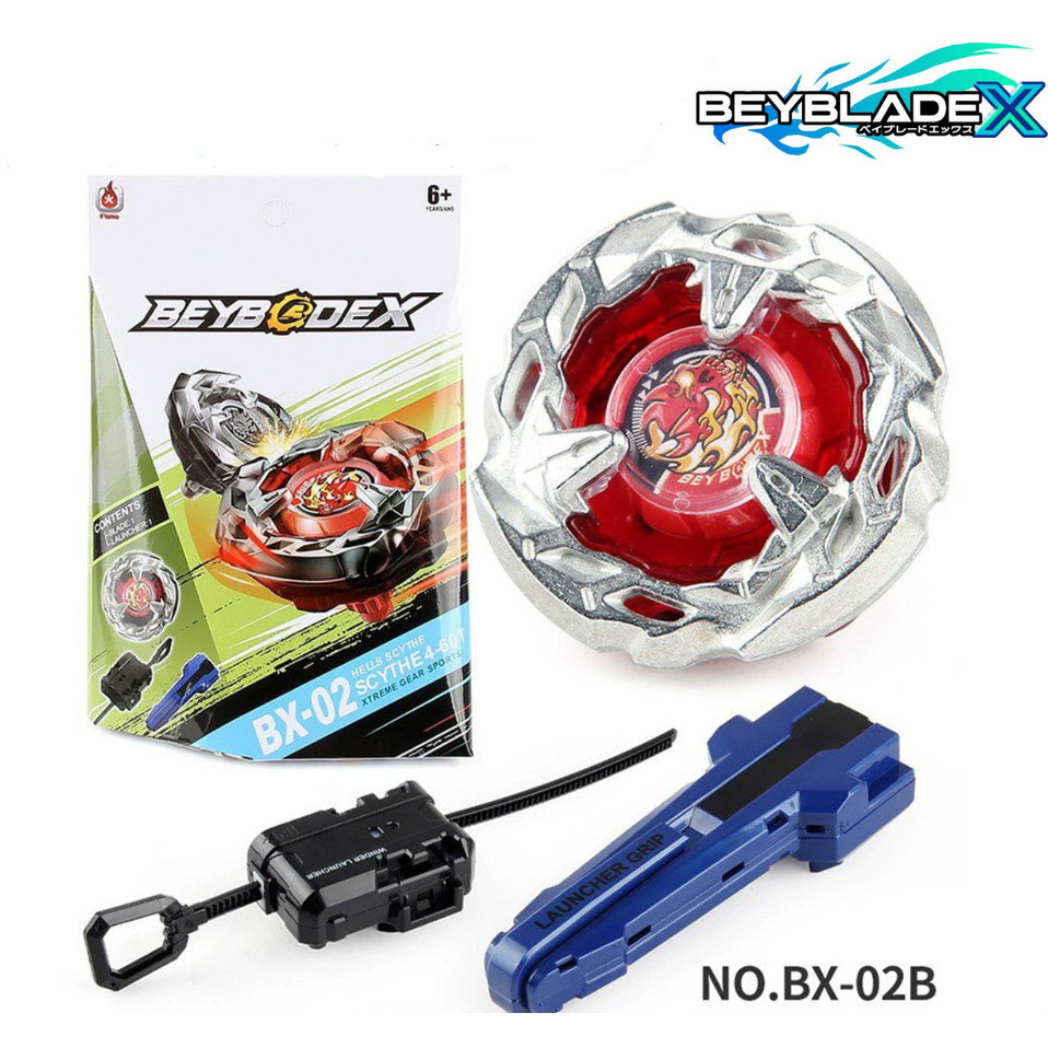 Ready Stock !!! Beyblade X BX-02 Hells Scythe 4-60T XTREME Gear Sports ...