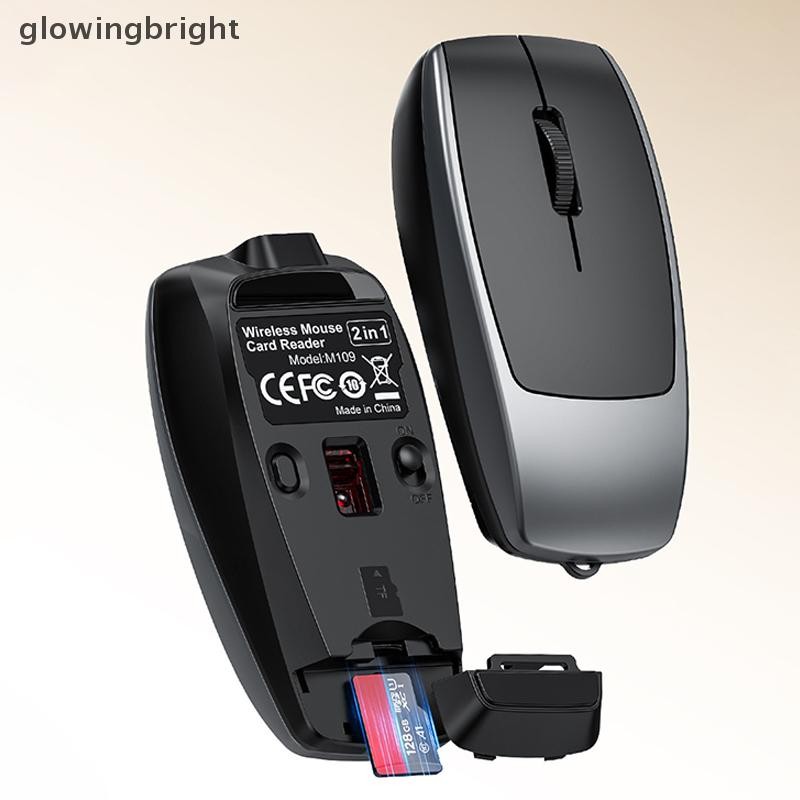 [glowingbright] Wireless Gaming Mini Mouse With TF Card Reader ...