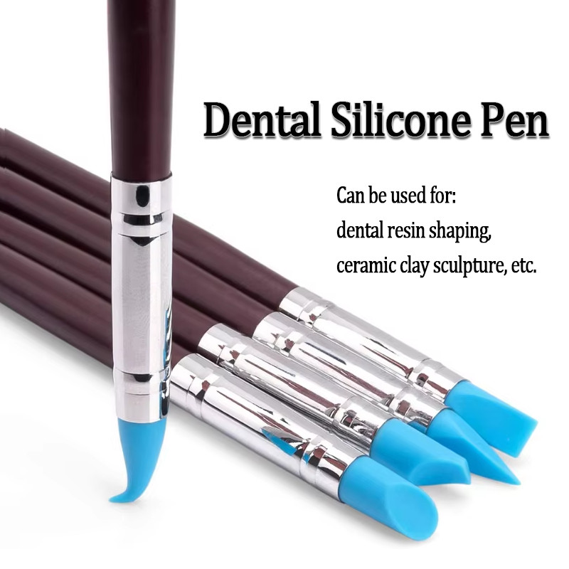 5PCS Dental Resin Shaping Pen Silicone Clay Sculpting Tool for Brush ...