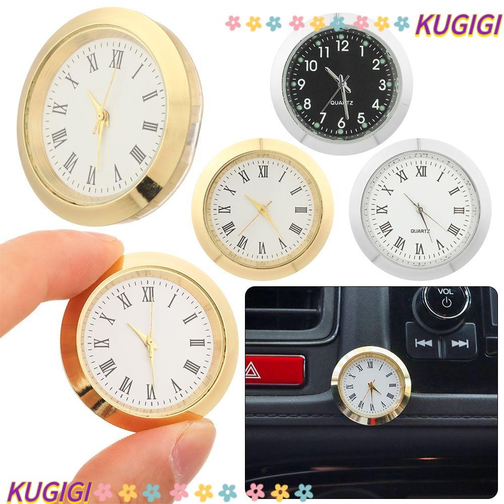 KUGIGI Car Luminous Mechanics Quartz Clocks Automobiles Internal Stick