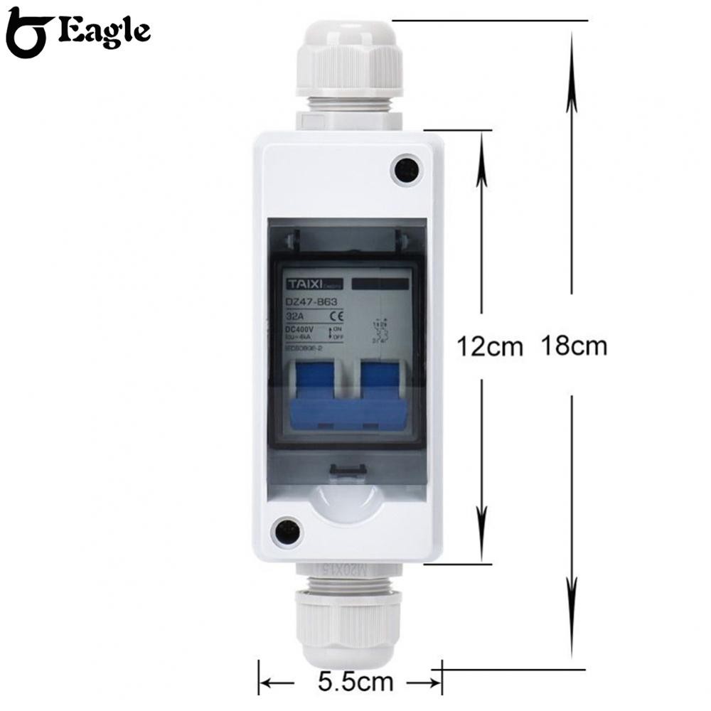 【EAGLE】Junction box with 2 pole AC circuit breaker for solar ...