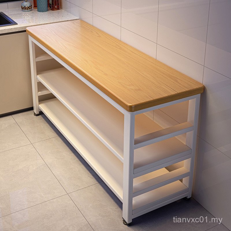 Hot Sales Kitchen Multifunctional Rack Floor-standing Vegetable Cutting Table Workbench Multi ...