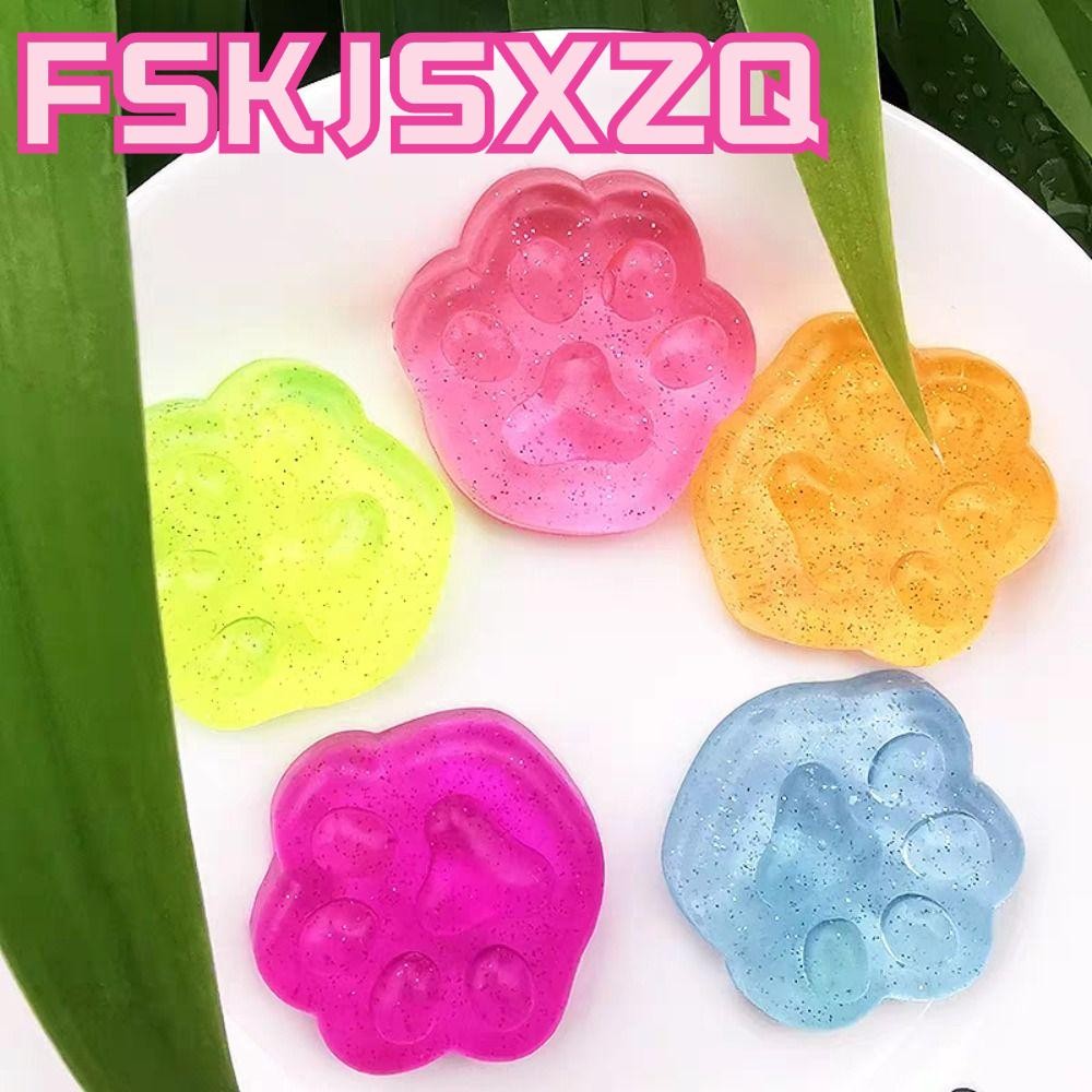 QIUJUU Fidget Toy, Cat Transparent Cube Squeeze Toy, Kawaii Fish Stress ...