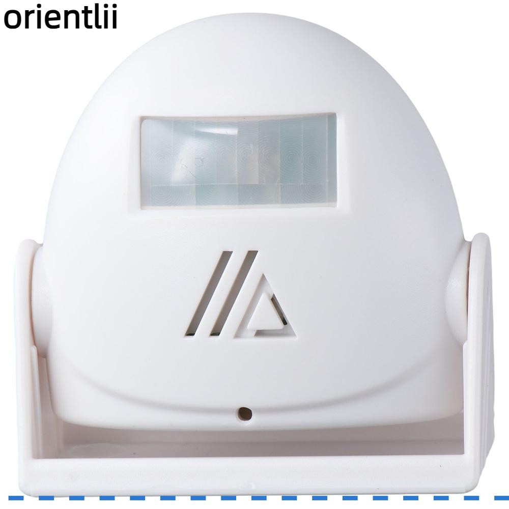 ORIENTLIIY Bell Alarm Door Chime, White DC Intelligent Doorbell Sensor ...