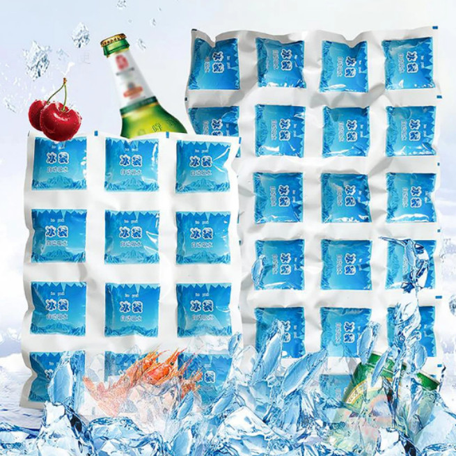 JOY Self Absorbent Ice Gel Pack Bag 12-24 Grids Auto Repeat Therma ...