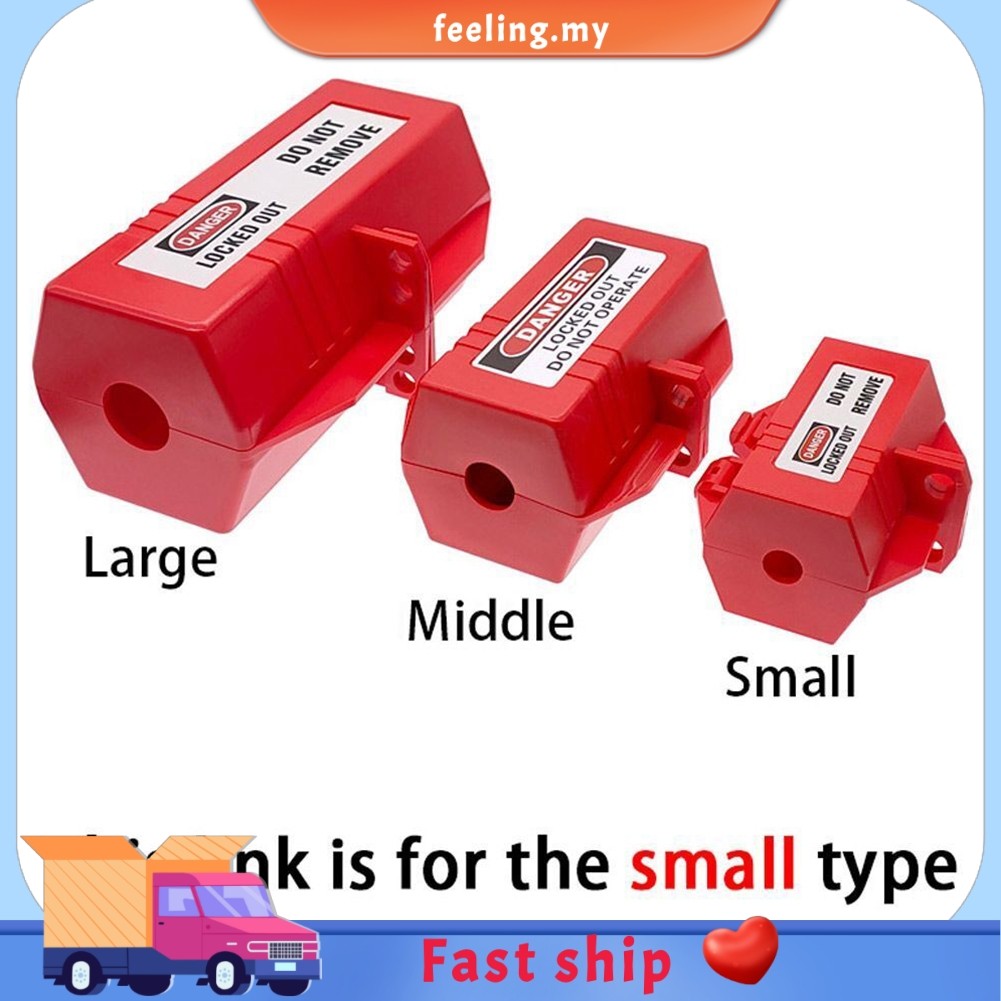 Plastic Tag Out Device Safety Tools Electrical Lockout Box | Shopee ...