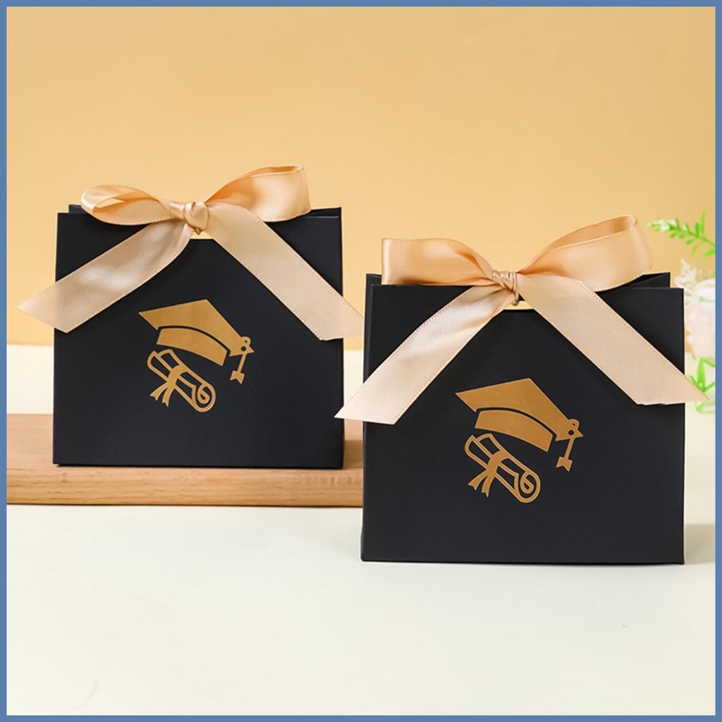 Graduation Goodie Bags 10X Graduation Candy Bags Favor Holders High ...