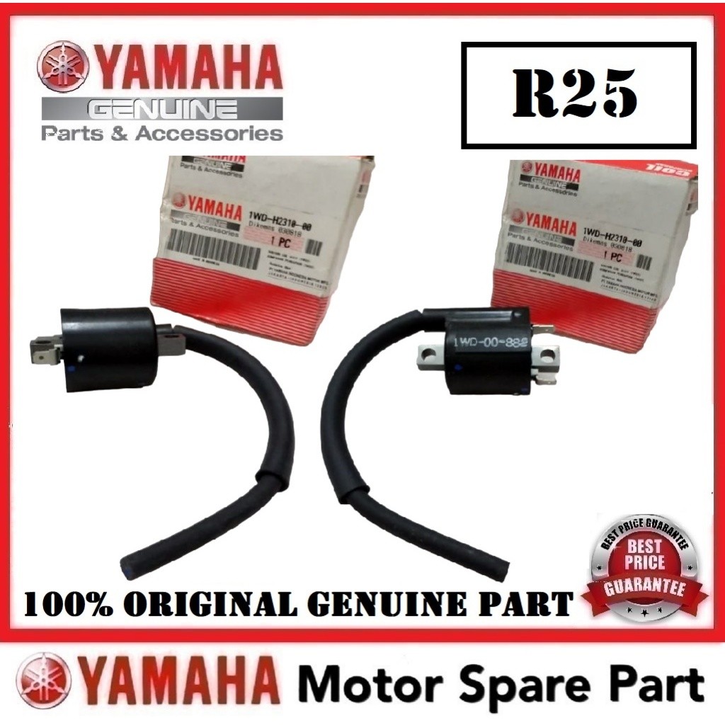 100% ORIGINAL YAMAHA R25 BODY COIL ASSY 0 PLUG COIL INGITION COIL KOIL ...