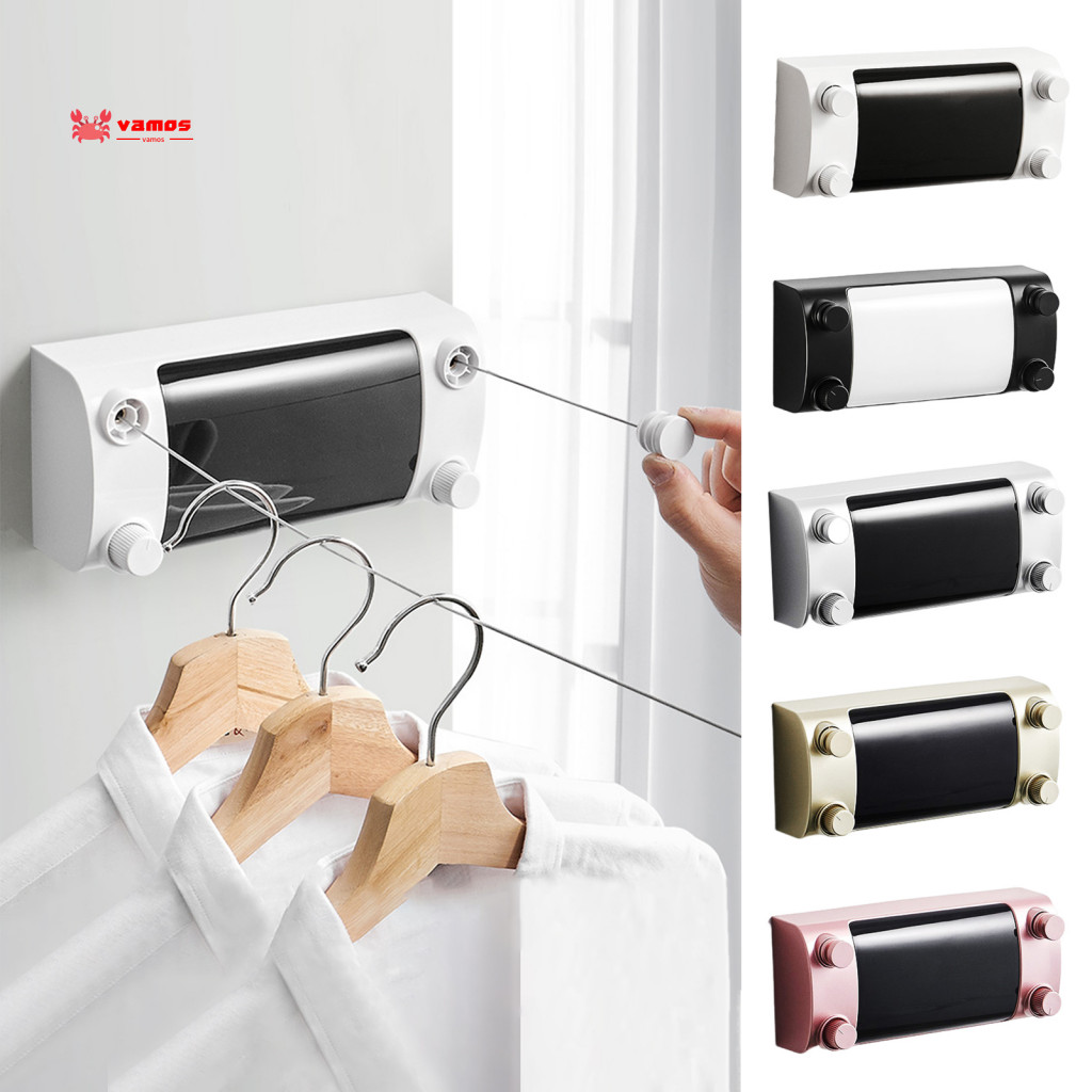 [Ready stock] Clothes Hanging Rope Adjustable Retractable Clothesline ...