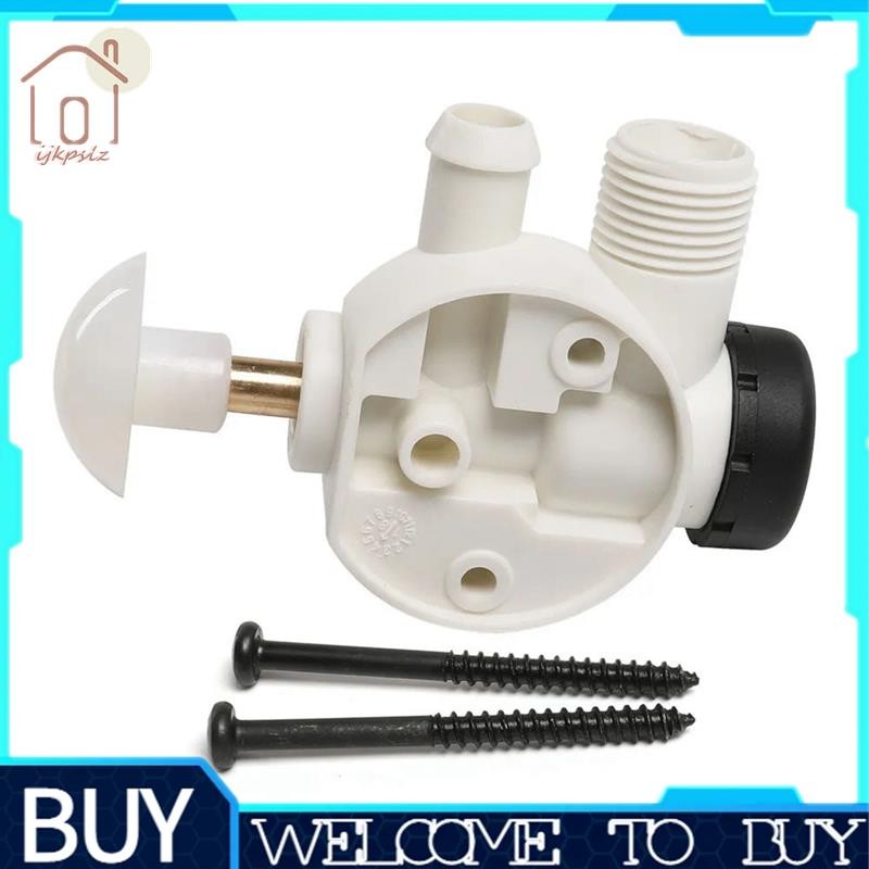 KIPA 385314349 RV Water Valve Assembly Camper Trailer Boat Toilet Repair Kit For Sealand EcoVac Vacuflush Pedal Flush Toilets, Replacement For Most Dometic Foot Pedal Toilets Except 300 310 320 Model