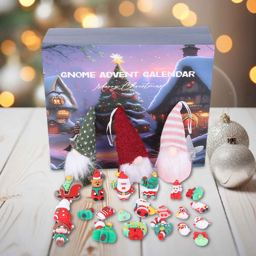 [Redkee.my] 2024 Christmas Gnome Advent Calendar 24 Days Xmas Countdown ...