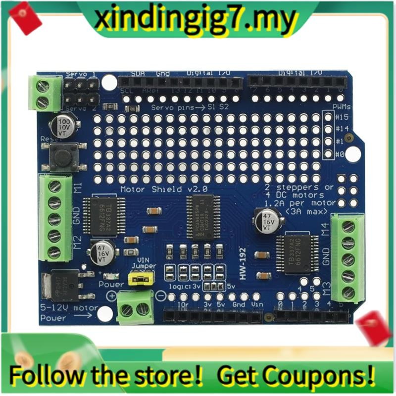 【IN STOCK】TB6612 Mosfet Stepper Motor PCA9685 Standard IIC I2C PWM ...