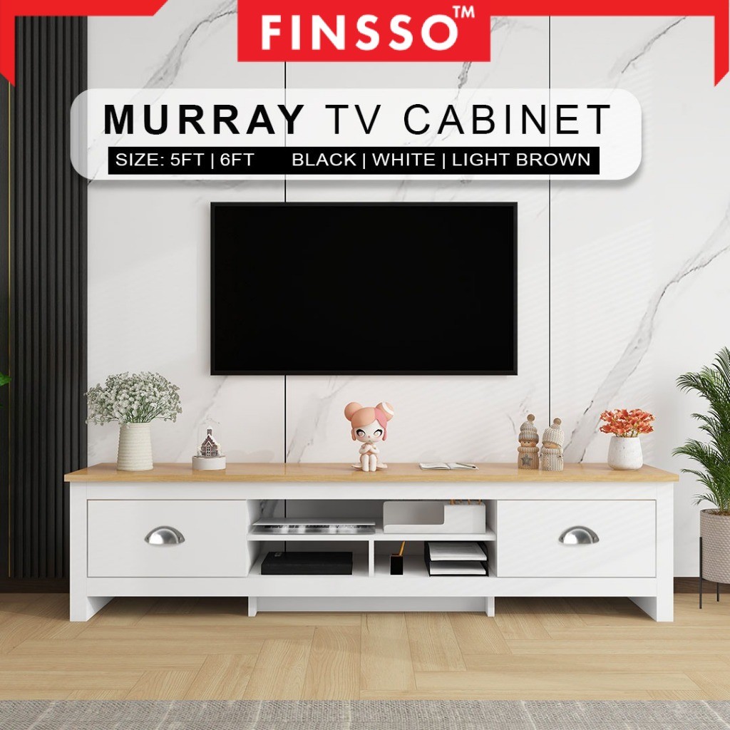[NEW ARRIVAL ] Finsso: Murray multi storage TV Cabinet/ Cabinet Size 6/ ...