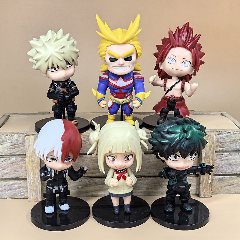 Figura De Acción De My Hero Academia De 19 Cm | Bakugou, Todoroki O Midoriya | PVC, Para Colección Y Decoración