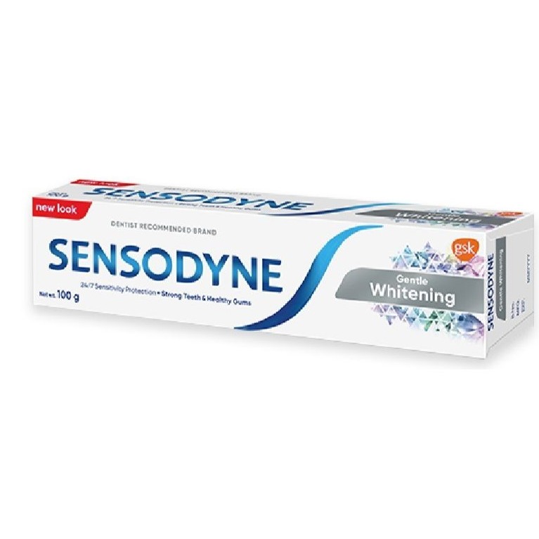 SENSODYNE Sensitive Teeth Toothpaste Gentle Whitening (100g) | Shopee ...
