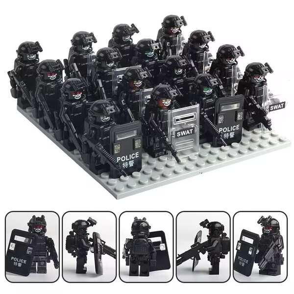 Lego China Military Building Blocks Ghost Special Forces Minifigure