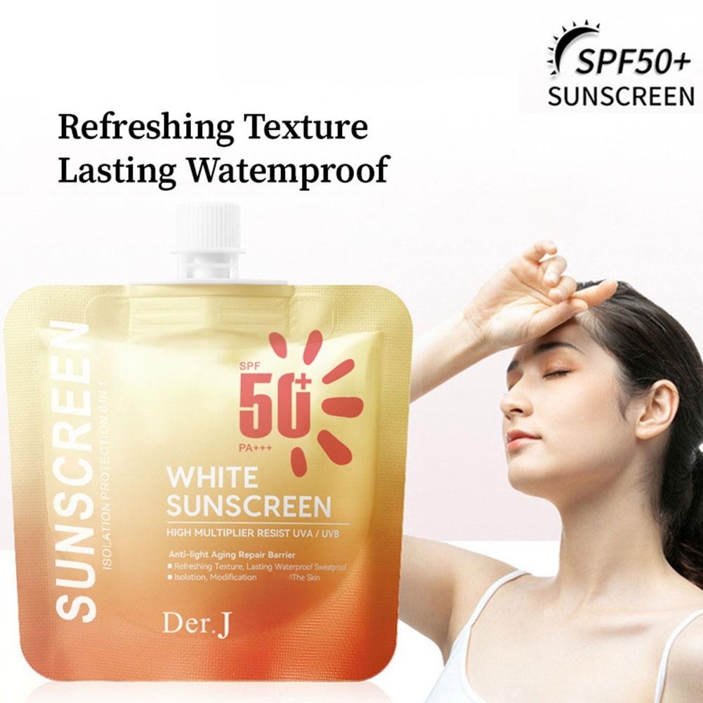 Facial Body Sunscreen Ultra Spf50+ Uv Isolation Long Sun Sunblock Last Control Anti Cream Oil