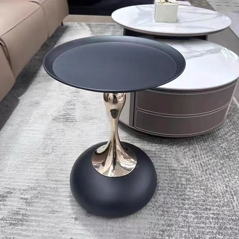 Nordic Style Sofa Round Side Table Minimalist Living Room Corner ...