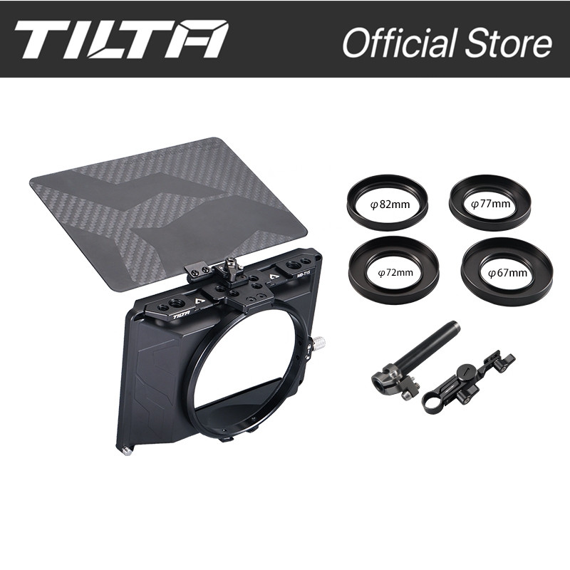 TILTA Mini Matte Box 4 Lens Adapters Lightweight Filter Support Top ...