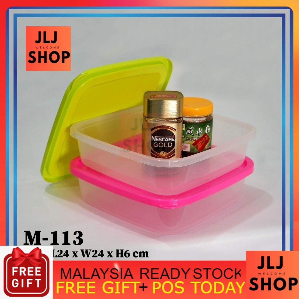 Food Container Multipurpose Square Plastic Container Box Bekas Plastik ...