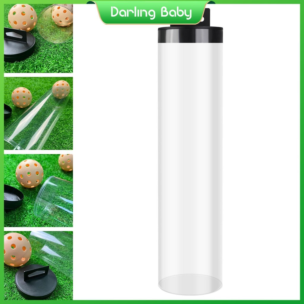 thumbnail image 2 of 3Pcs Transparent Tennis Ball Container With Black Lid 2 of 11