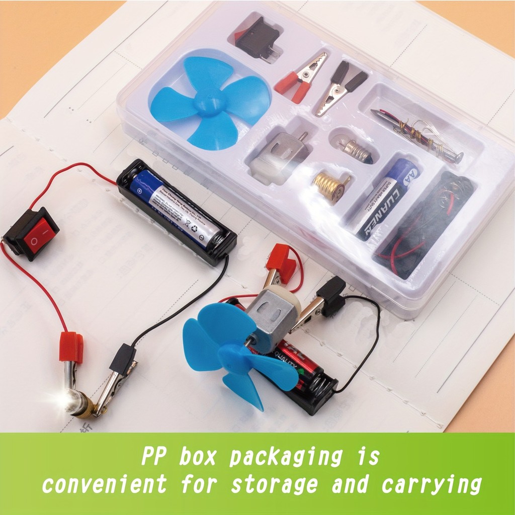 STEM DIY Science Experiment Kit With Wind Turbine with Moving Fan ...