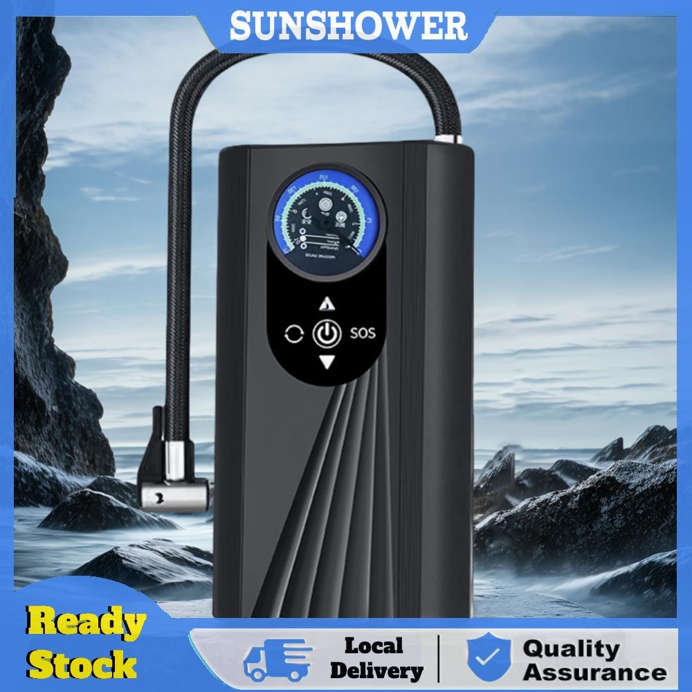 Car Air Pump 150PSI Car Tire Inflatable Pump LCD Display Digital ...