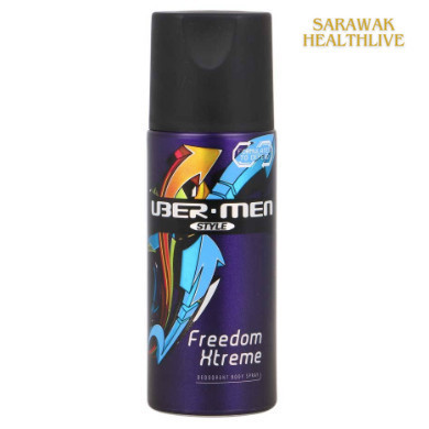 UberMen Deodorant Body Spray Freedom Xtreme 125mL | Shopee Malaysia