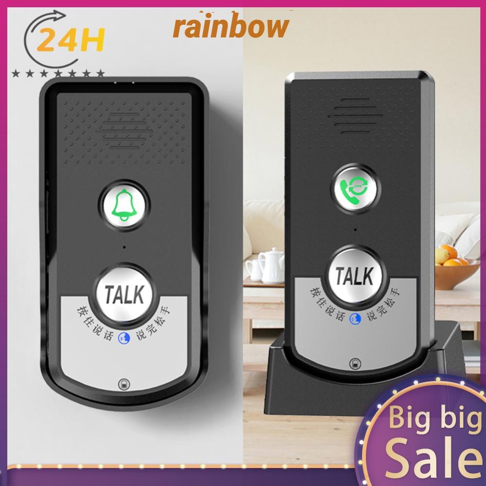 2 Way Voice Intercom ABS Wireless Intercomunicador Doorbell System Unit ...
