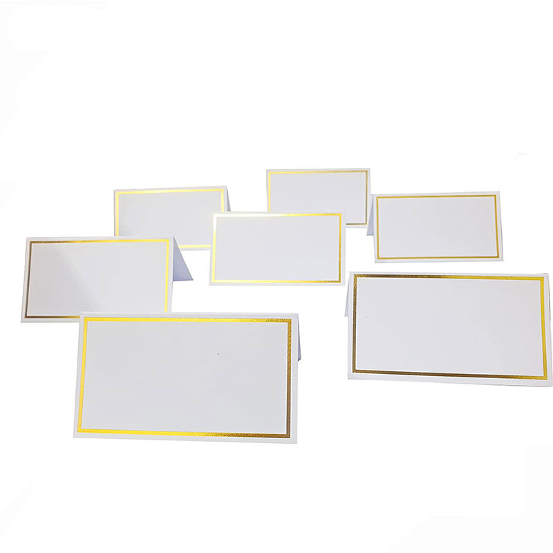 50Pcs Clear Acrylic Table Place Card Wedding Blank Rectangle Seating ...
