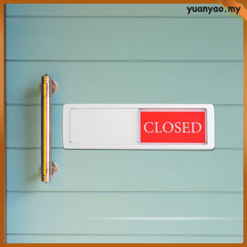 [Ready Stock]1 Pc Privacy Sign Open Close Signboard for Home Office ...