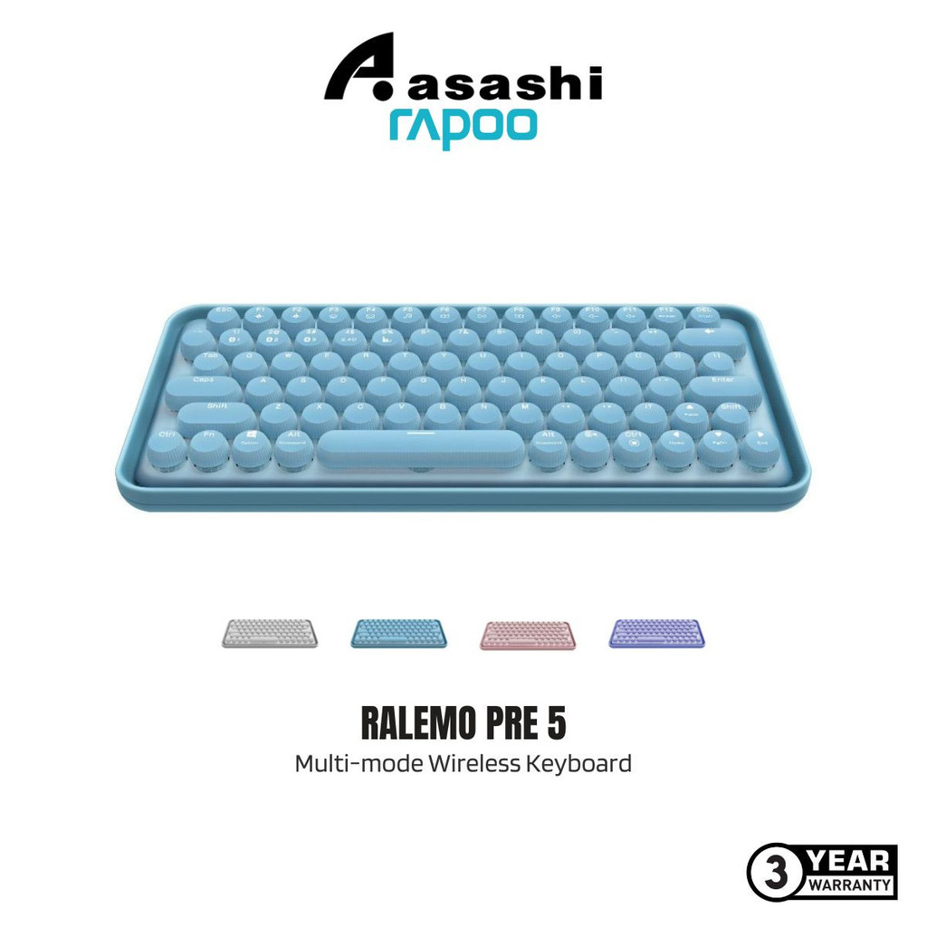 Rapoo Ralemo Pre 5 Silent Multi-mode Wireless Keyboard | Shopee Malaysia
