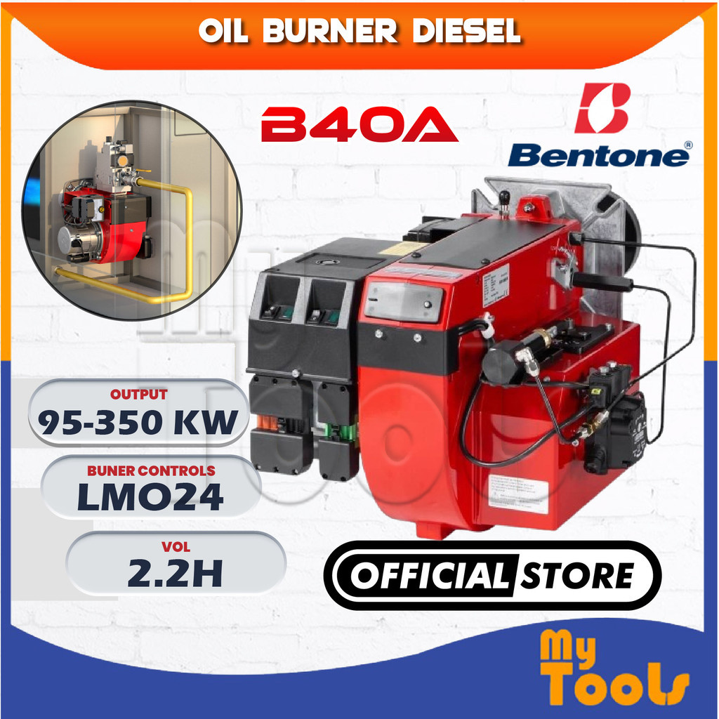 Mytools BENTONE B40A 2.2H Diesel Oil Burner Dual Stage Industrial light ...
