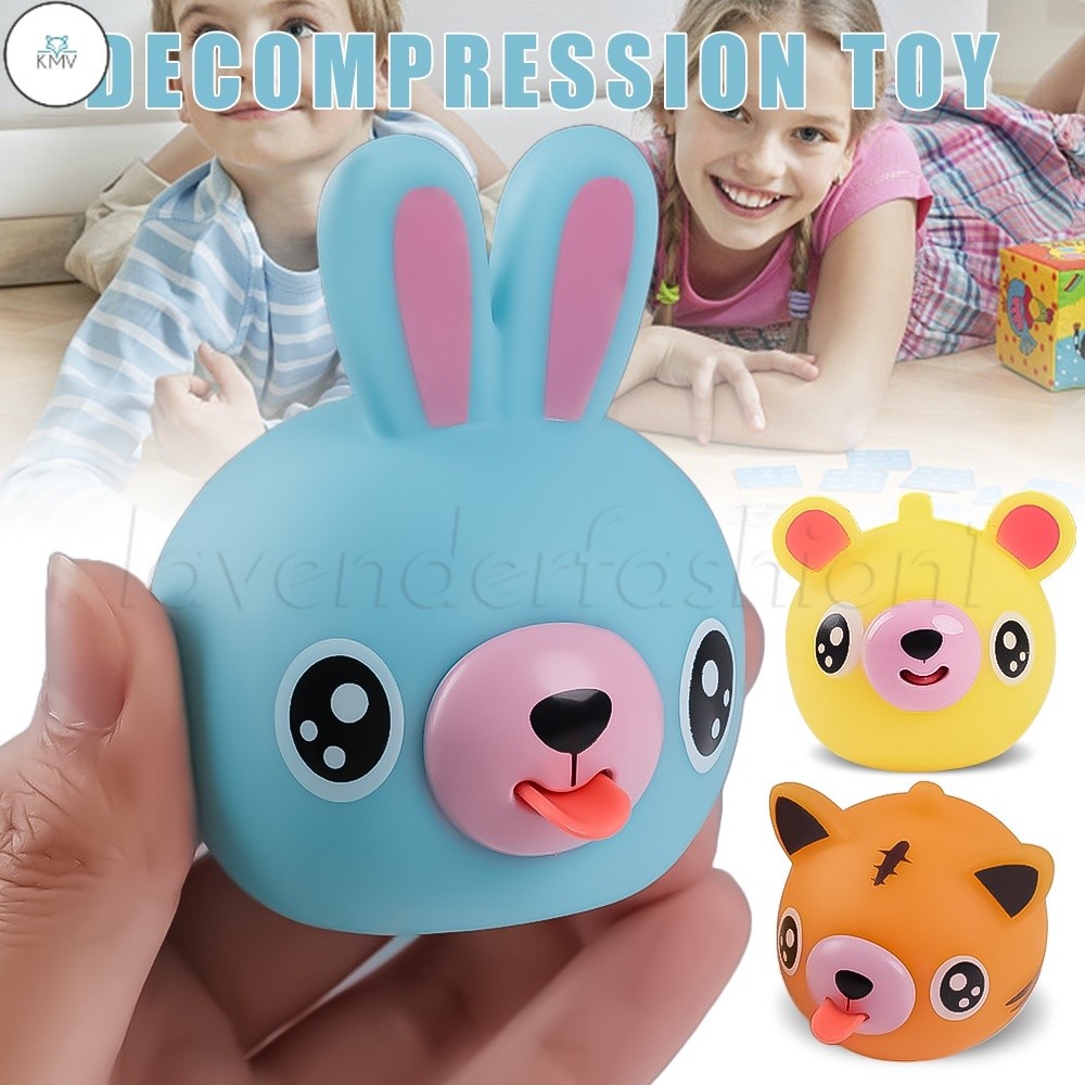 KMV Decompression Artifact / Funny Tongue Out Squeeze Toy / Adult Kids ...