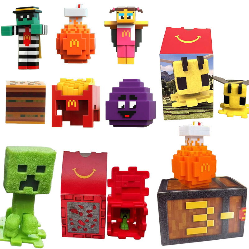 2025 McDonald’s Minecraft Movie Toys Happy Meal Minecraft Mcdo Toy