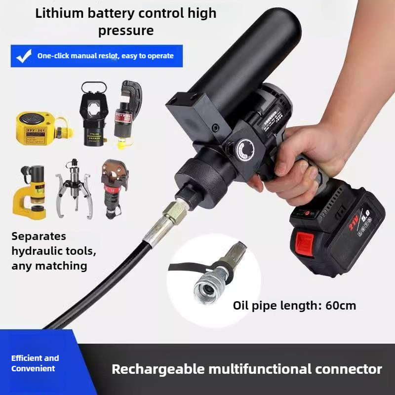 70MPa Ultra High Pressure Electric Hydraulic Pump Portable Lithium ...