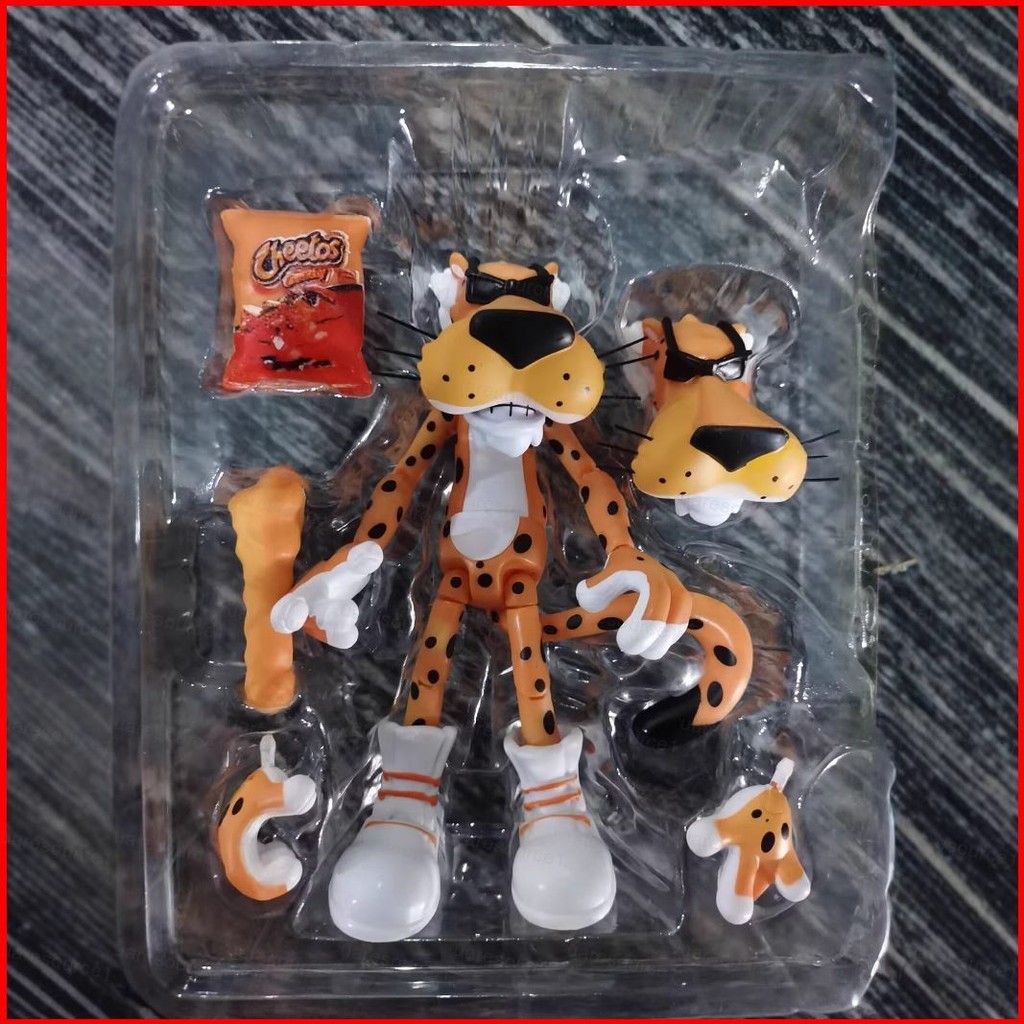 SQ1 Chester Cheetah Action Figure Cartoon Cheetos Leopard Model Dolls ...