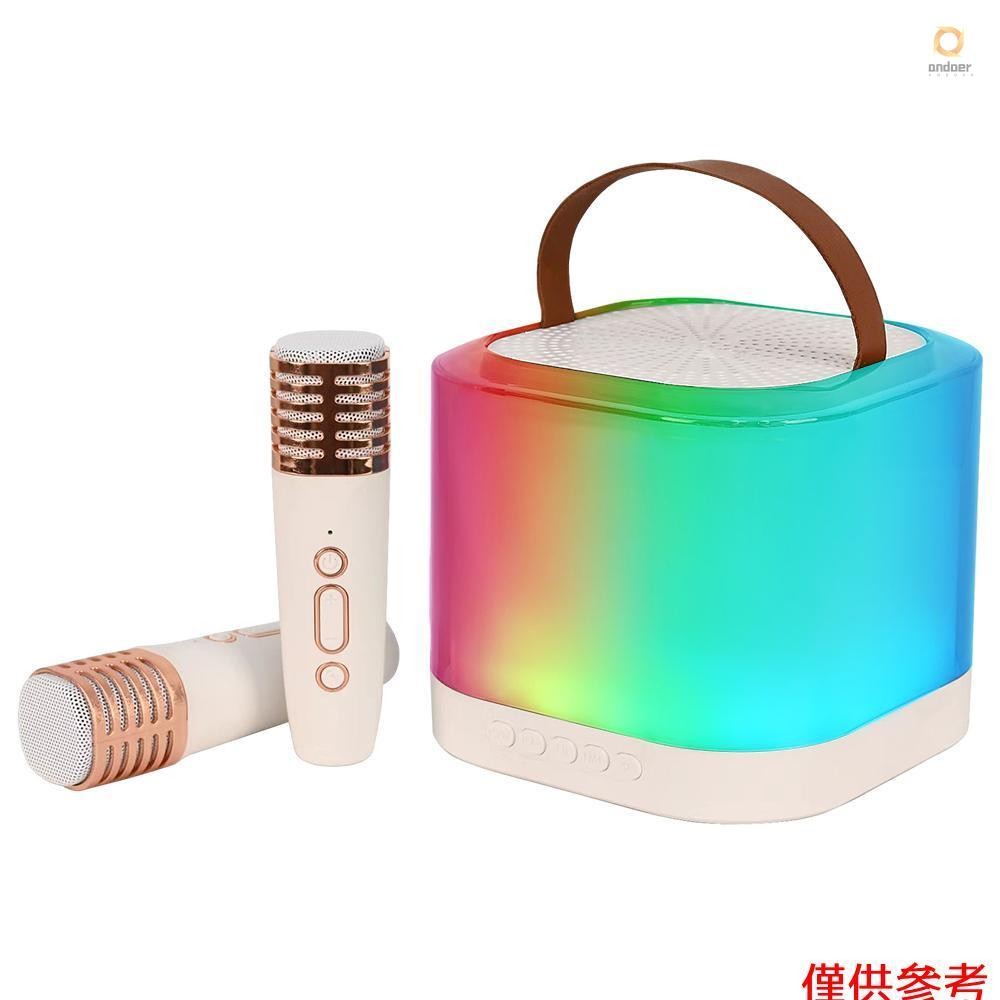 Mini Karaoke Machine Wireless Microphone and Speaker Set with 2 ...