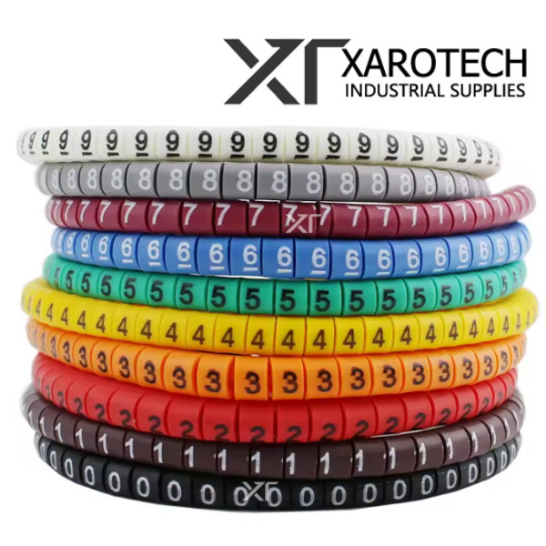 10 pcs of EC-2 Cable Marker Cable Markers (Number 0 ~ 9) (Alphabet A~Z ...
