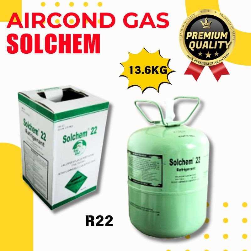 SOLCHEM GAS AIRCOND R22 GAS 13.6KG AIRCONDITIONER | Shopee Malaysia