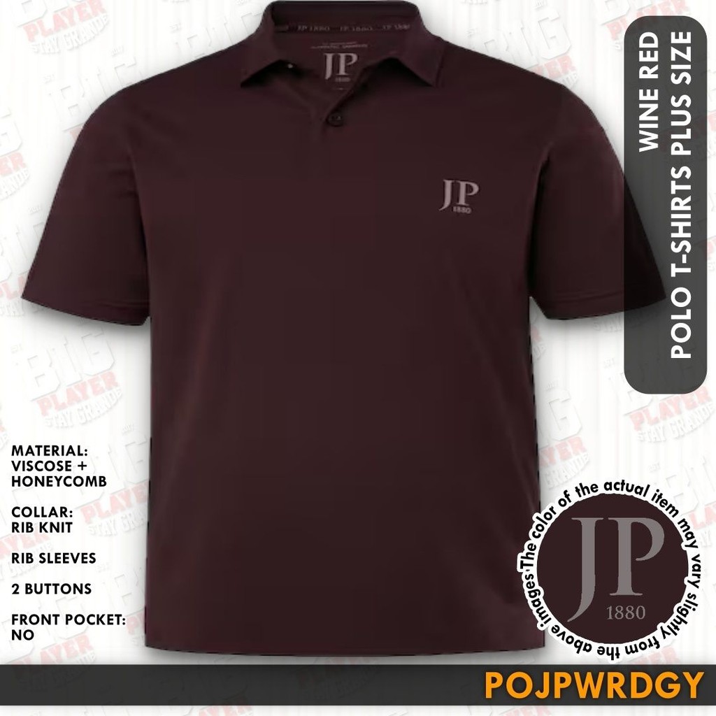 Plus Size Red Button Letter Patchwork Cotton Polo Shirt Men Half Sleeve