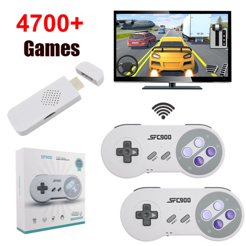 SF900 Retro Video Game Console Game Stick for Nintendo Built-in 4700 ...