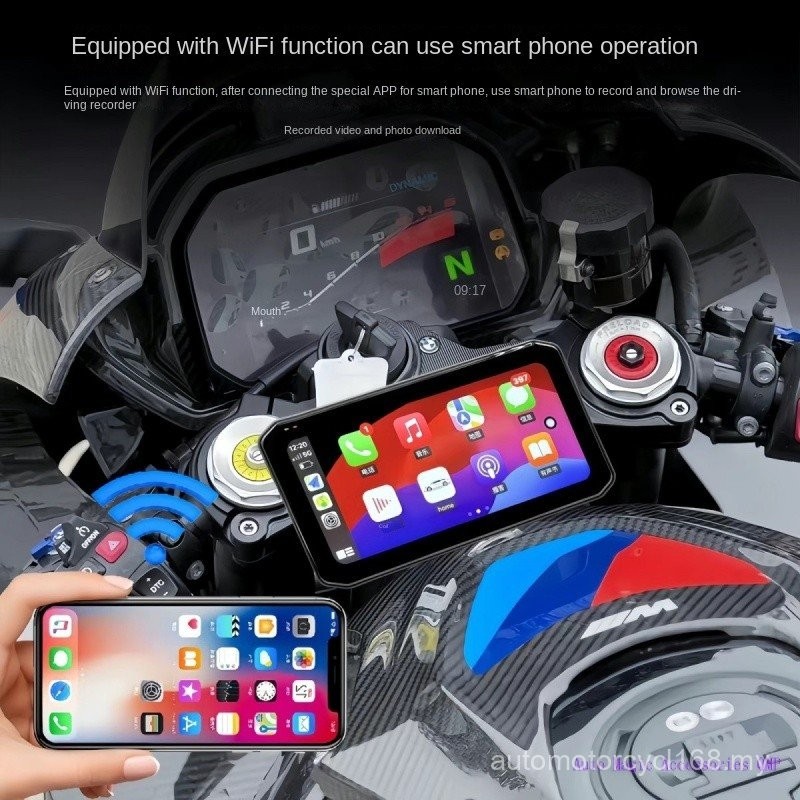 Qmp Ready Stock Free Shipping Motorcycle Driving Recorder Motorcycle ...
